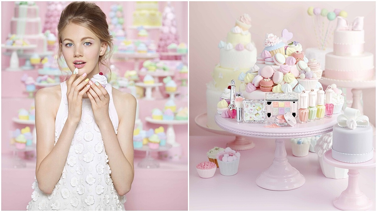 馬卡龍眼影盤、奶茶色指彩、糖霜眼彩粉、櫻桃唇彩，像甜點般可愛夢幻的顏色都在Jill Stuart吉麗絲朵2017春妝