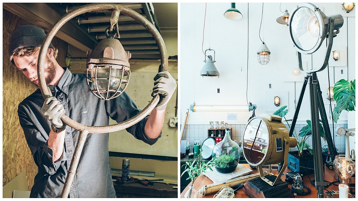 最潮的燈具品牌：從廢墟裡重生老物的Blom &amp; Blom 