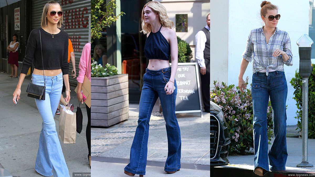 辣腿全靠它～女明星與街拍達人的心頭好 – 百搭喇叭褲！