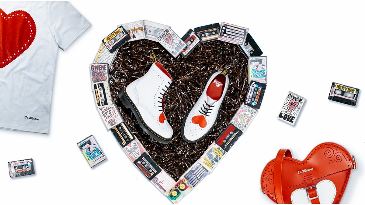幫你想好情人節送什麼！Dr. Martens大紅愛心情人節限定超搶眼