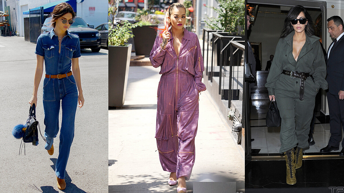 Kendall Jenner穿出隨性，Rita ora穿出霸氣～連身褲裝時髦好搭，你的衣櫃進貨沒？