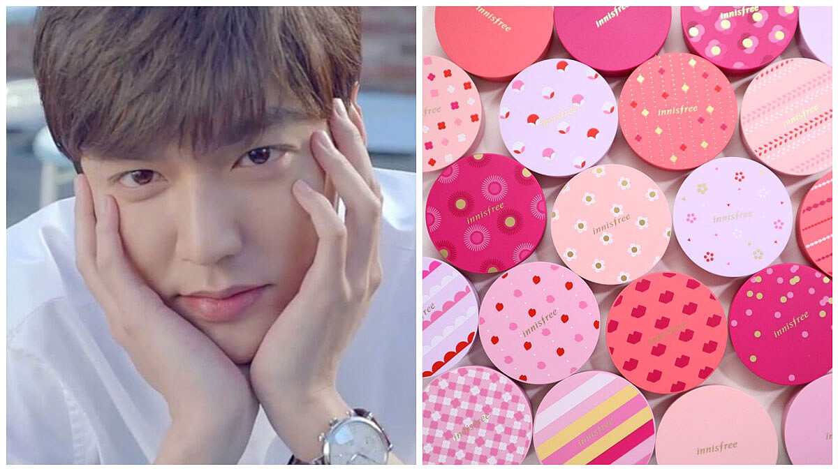 與敏鎬歐巴的粉紅色情人節！Innisfree 20款超夢幻紅色氣墊粉餅 一用就有戀愛般地充滿粉色泡泡~
