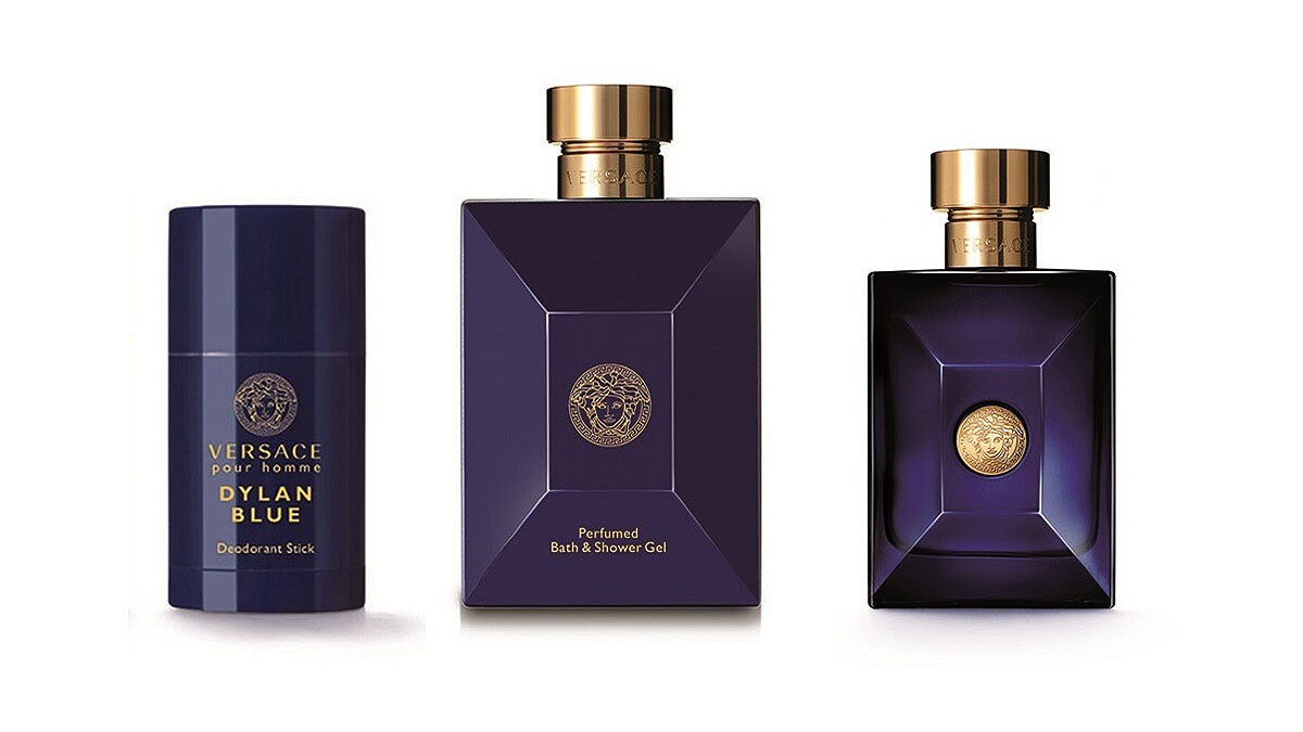 VERSACE全新「Dylan Blue狄倫正藍男性淡香水」，獨特個性香調充滿的時尚未來感