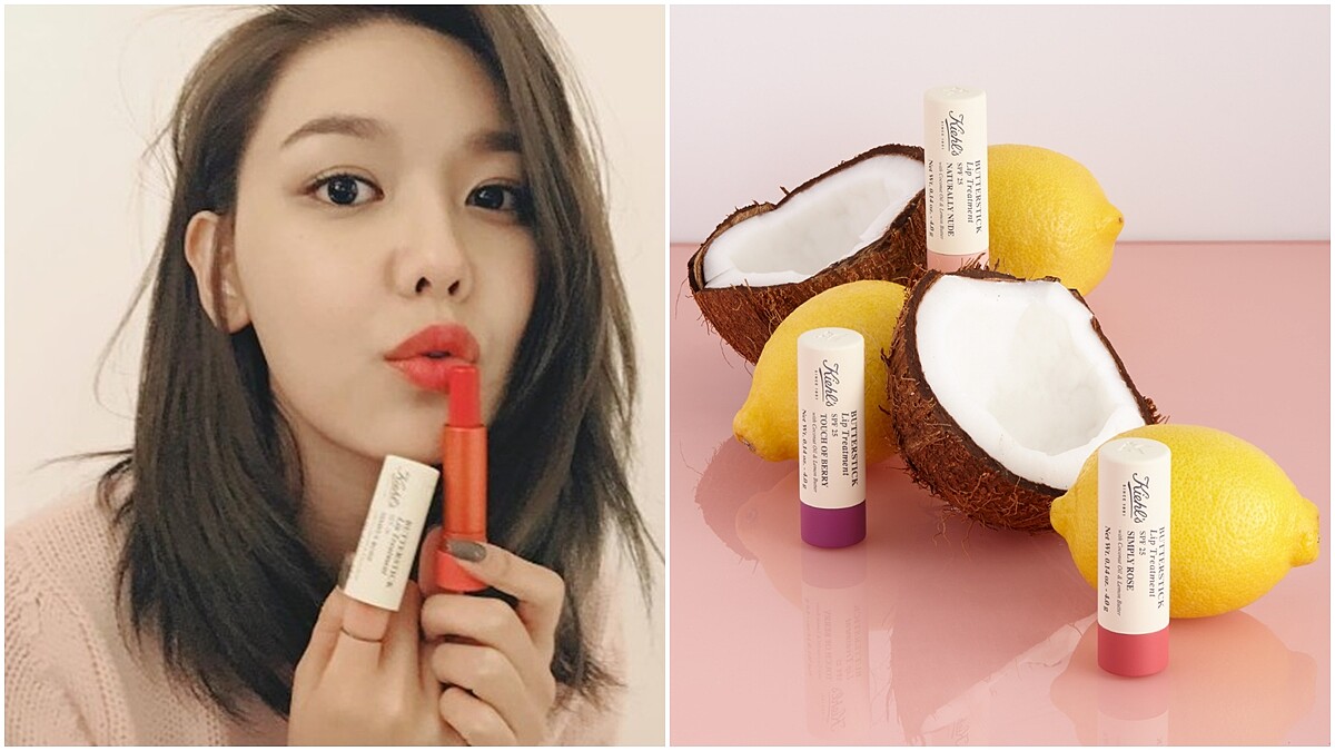 檸檬奶油Ｘ椰子油彷彿融化在唇上， Kiehl’s第一支潤色護唇膏超可口誕生