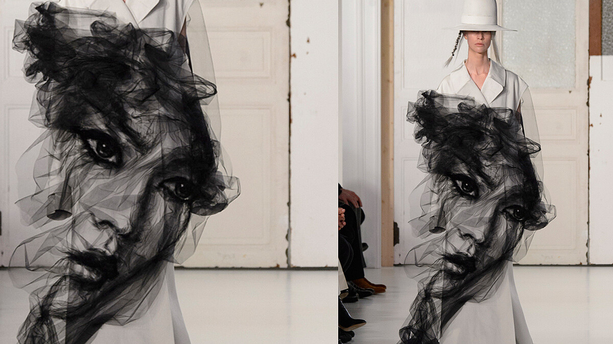 宛如電影特效的訂製服，Maison Margiela 2017 高訂系列。