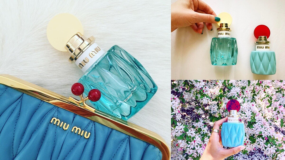 甜美紅圓蓋變成粉嫩鵝黃色！如鑽石般透明耀眼！Miu Miu春日花園淡香精最適合少女的清新花香調