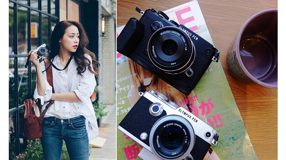 文青女子系必備配件,復古OLYMPUS PEN F相機