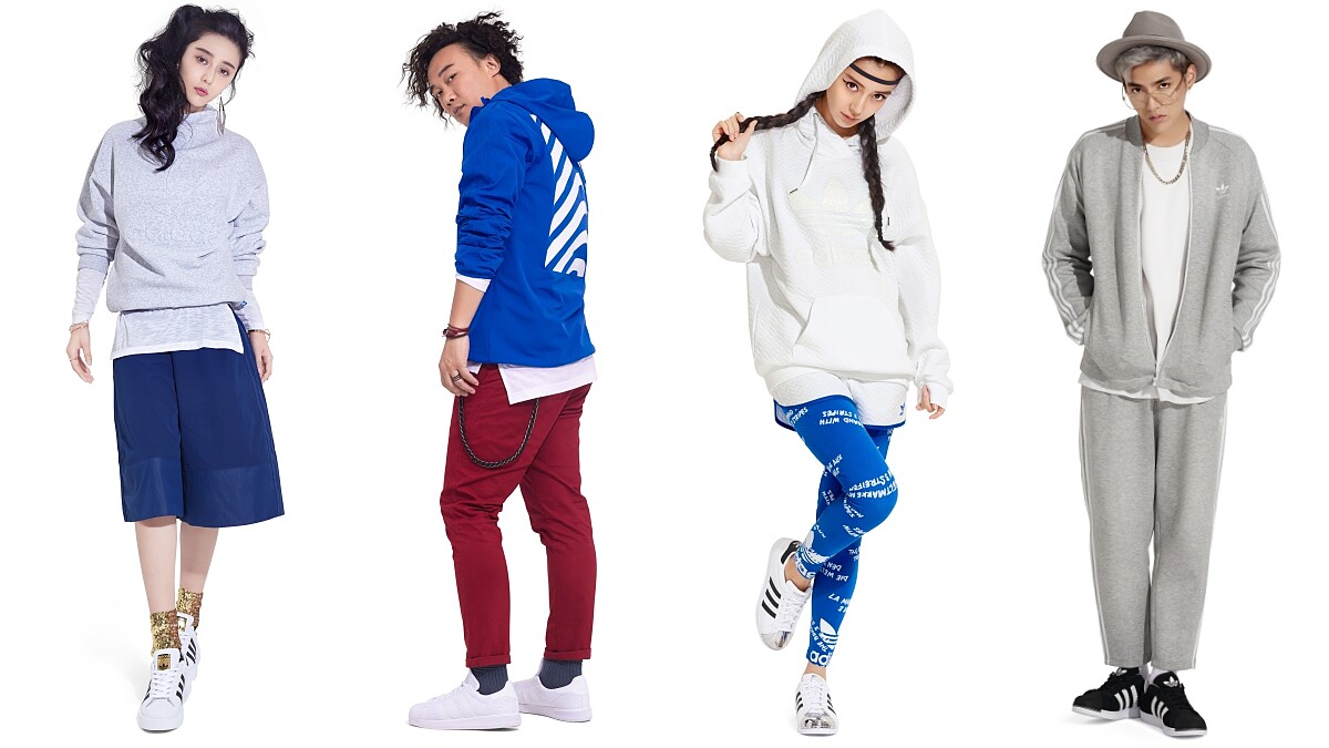 adidas Original小白鞋再進化！范冰冰、Angelababy、陳奕迅、吳亦凡的Superstar穿搭示範