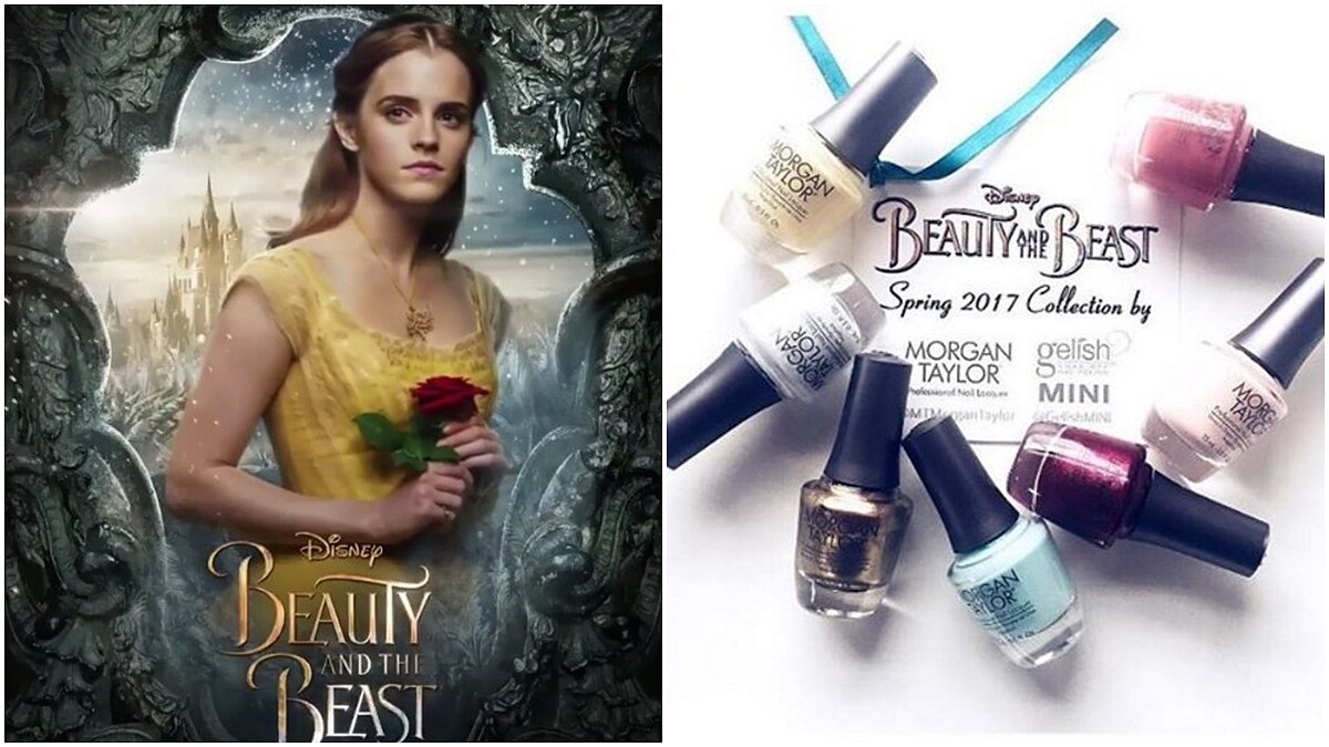等不及《美女與野獸》上映沒關係，先擦上跟貝兒一樣的粉嫩黃指甲油過過癮