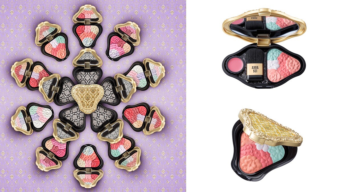 刻印上一朵朵粉嫩花朵！ Anna Sui限量2色歡顏花盒、浪漫花束頰彩盤一定要搶到啊