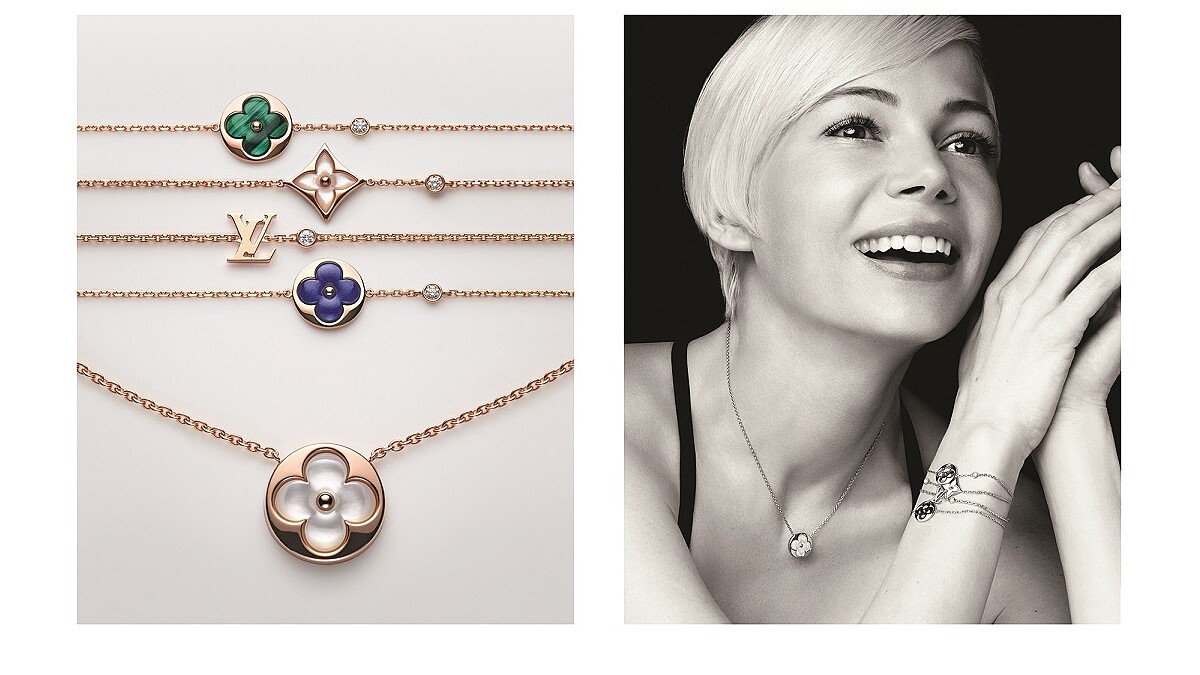 蜜雪兒威廉絲登上LV珠寶代言人!Color Blossom四瓣花紋圖案超精緻