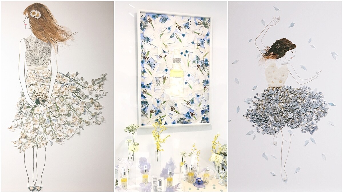 一幅幅押花畫作美得讓人屏息！Melvita蜜葳特透明公園舉辦限時5天的「百合花．光之小屋押花特展」