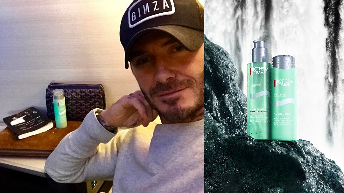 貝克漢IG搶先曝光：早晨使用提神醒腦！堪稱地表最強男性保溼的BIOTHERM活泉酷涼保濕水