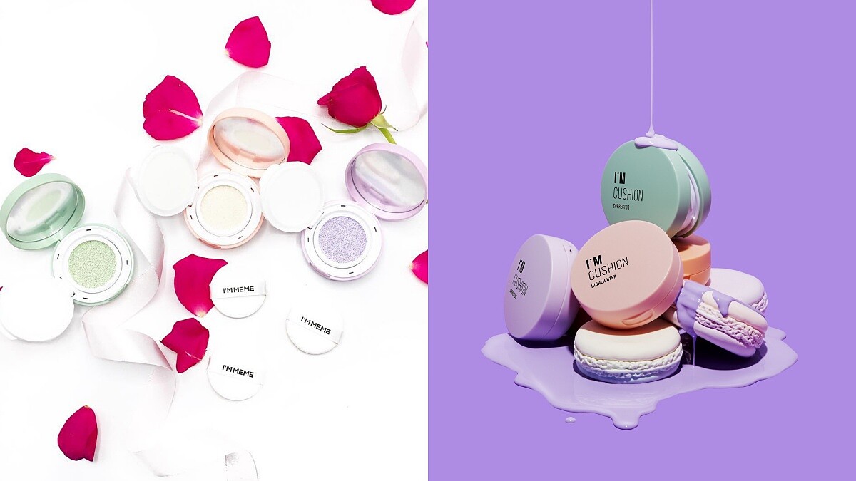 黑眼圈、敏感、暗沉肌有救啦!I'M MEME再推3款馬卡龍色號氣墊粉餅