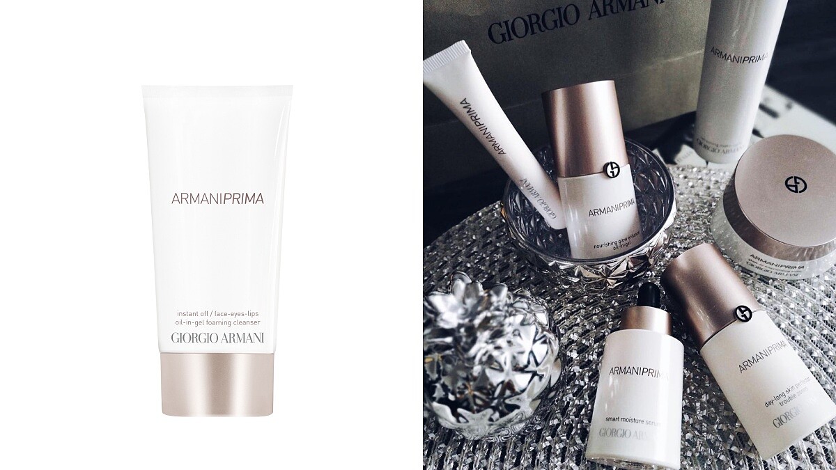 抹開是水感，沾濕後就會無數豐盈泡泡出現！被譽為訂製光保濕系列的新人王，洗卸就靠這罐Giorgio Armani淨透卸妝潔顏露