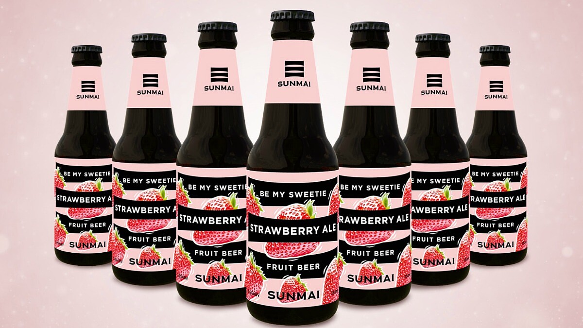 沒有情人也要喝！SUNMAI推出充滿戀愛感的草莓啤酒