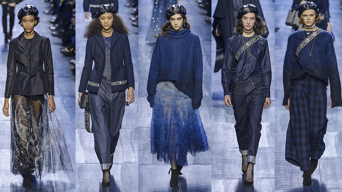 【巴黎時裝週】Dior 秋冬大秀好 Blue，進攻2017秋冬最時髦的顏色！
