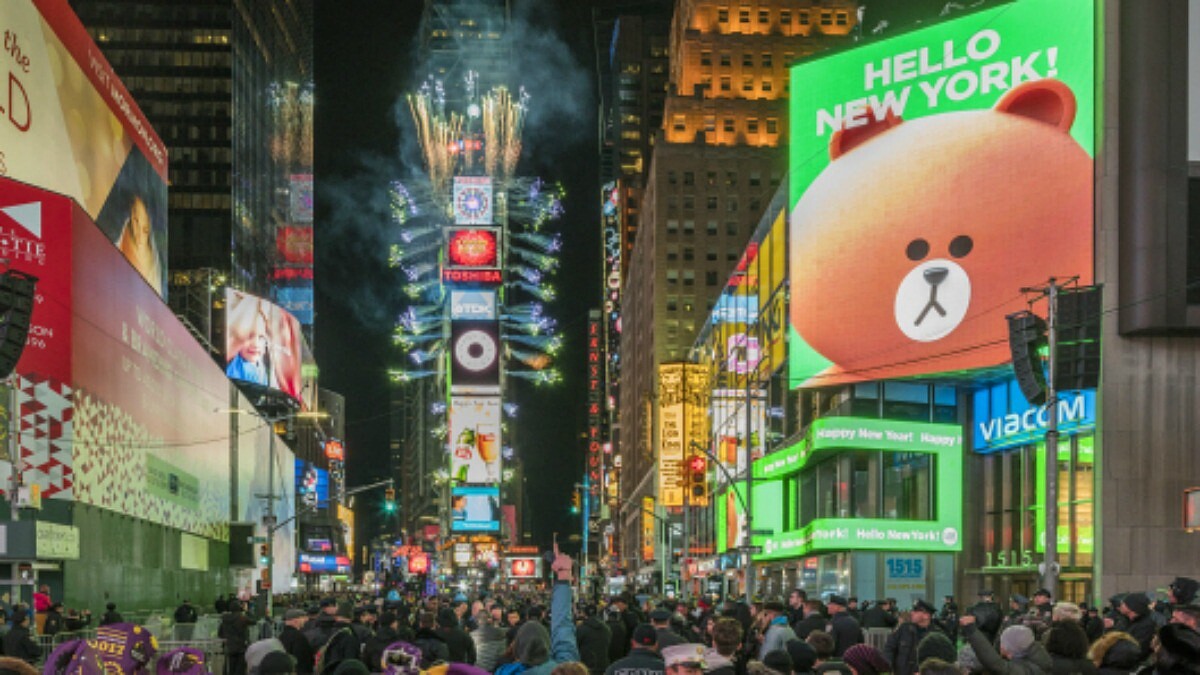 紐約時代廣場打卡新地標！LINE FRIENDS大型商場進軍國際，7月降臨紐約