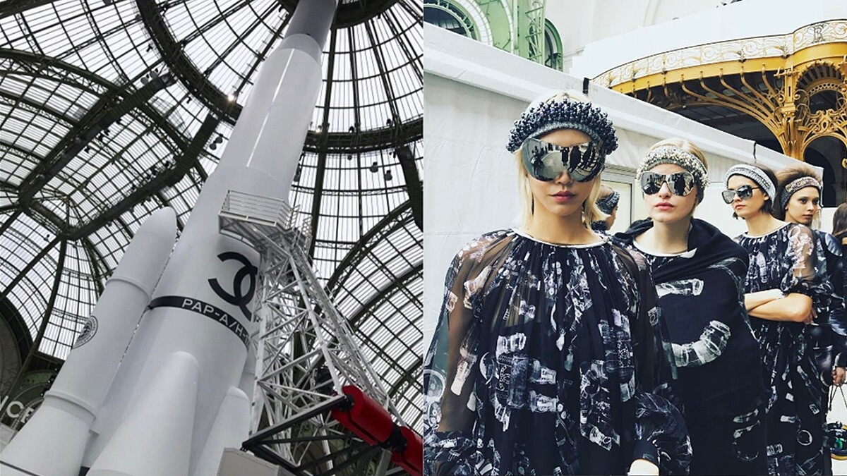 【巴黎時裝週】歡迎光臨CHANEL太空站！香奈兒2017秋冬大秀打造霸氣火箭，帶你升空！