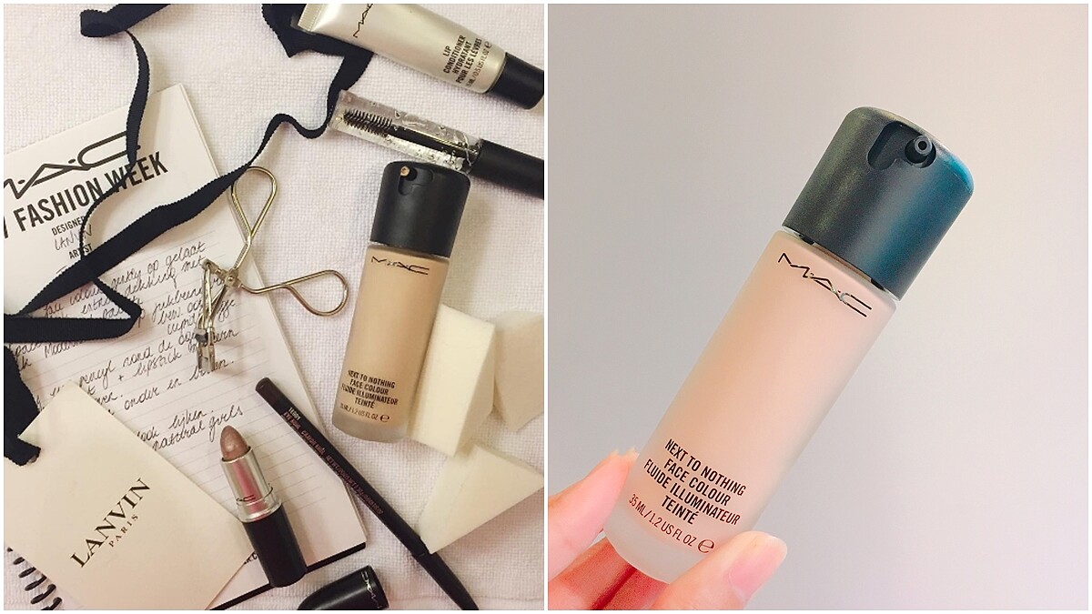 原來後台彩妝師愛用的粉底液就是它！搭配141扇形刷，手殘也能刷出美肌模式的M.A.C天生美肌粉底液