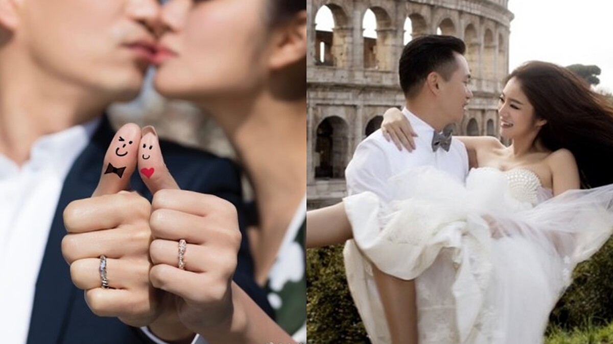 安以軒夏威夷甜蜜完婚！老公哽咽誓言：「我要寵妳一輩子，要妳做一個快樂幸福的陳太太。」