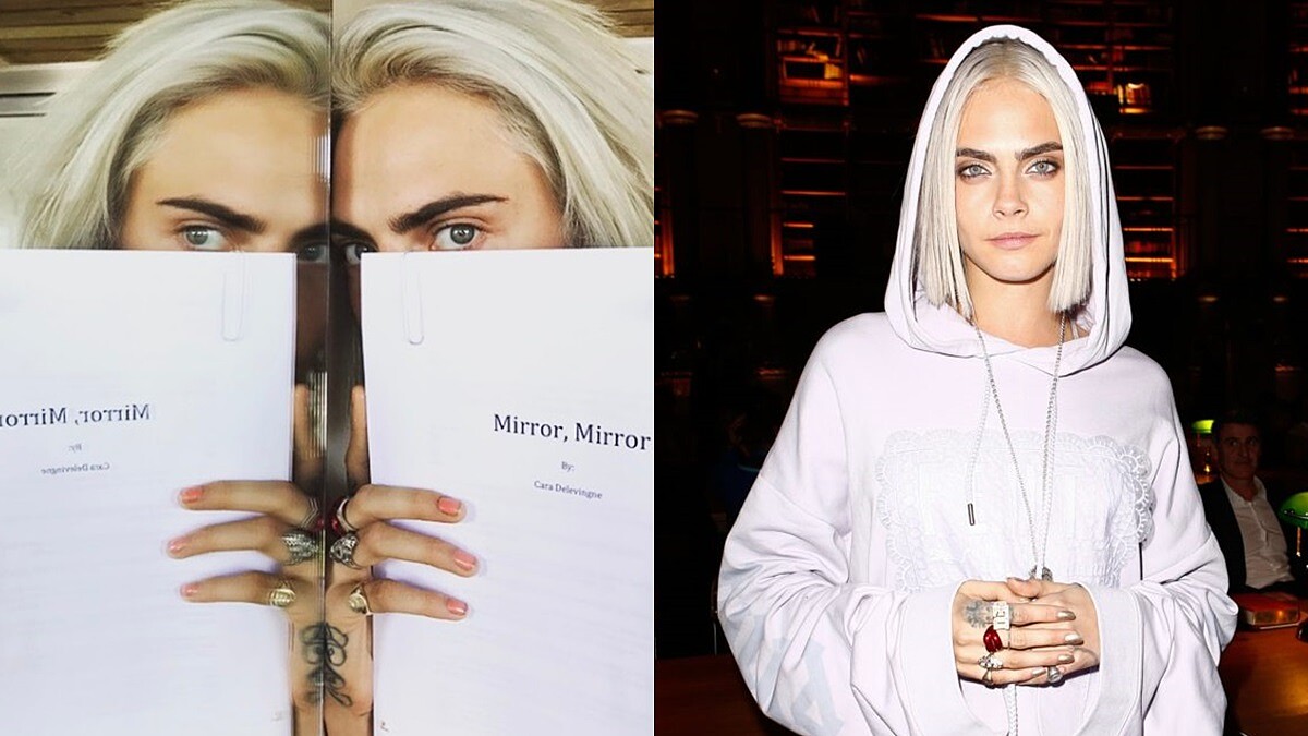 會走秀、會演戲還會創作！超模卡拉迪樂芬妮Cara Delevingne最新將推出首本小說《Mirror, Mirror 》