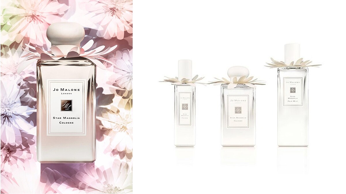首次加入髮香噴霧!Jo Malone London五月限定新香星玉蘭Star Magnolia,白色漸層瓶身美得太有質感