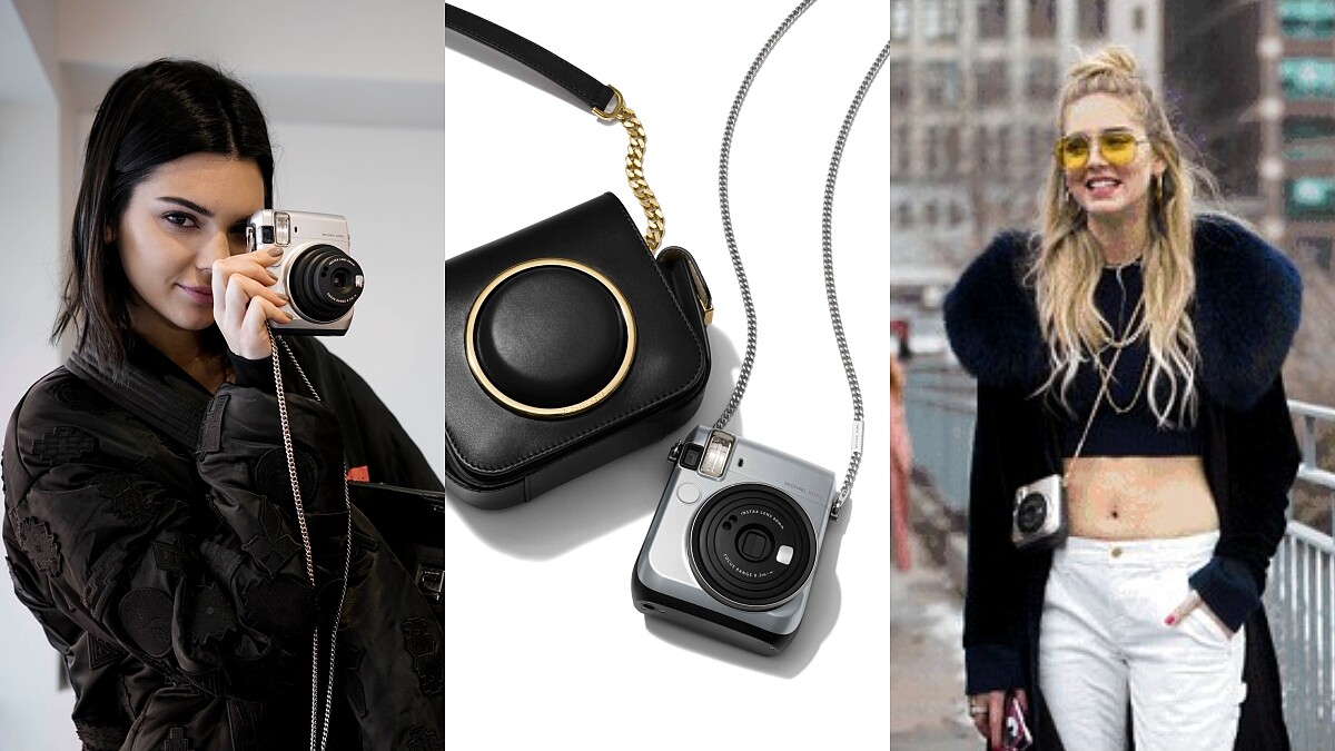潮模也著迷的時髦新玩具！Michael Kors X FUJIFILM推出第二代聯名銀色拍立得