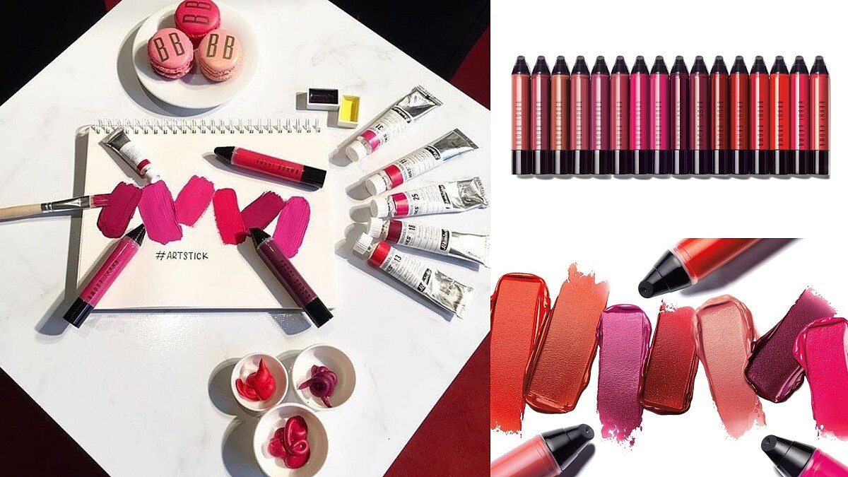 長得像畫筆！輕輕一壓擠出唇釉！BOBBI BROWN全新16色藝術家柔霧唇釉筆#5玫瑰紅、#6復古粉絕對是大勢