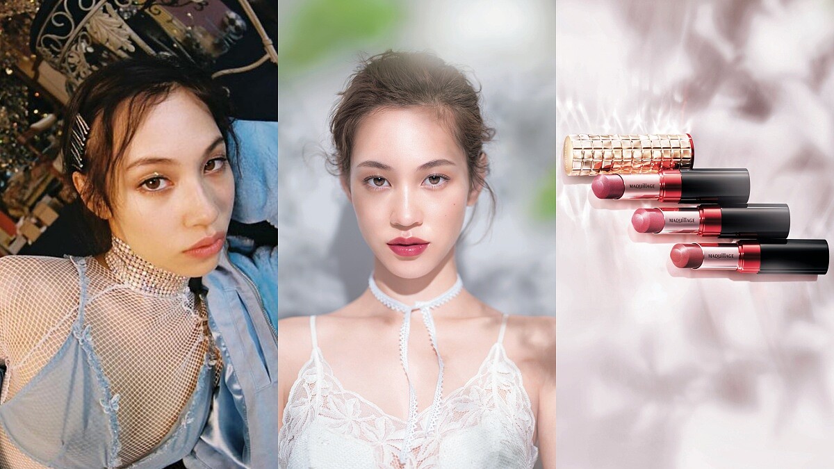 打造水原希子清純、休閒與性感3大春夏趨勢妝容！畫上這款漆面光澤唇彩最無辜動人