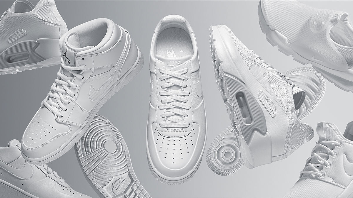 每一雙都想買!NIKE一口氣推出7款夢幻純白球鞋,四月強勢登場