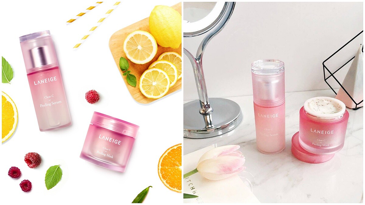 打開肌膚角質拋光器！LANEIGE超級莓果C角質淨化霜一週2次柔滑明亮，還帶著療癒的酸甜莓果香