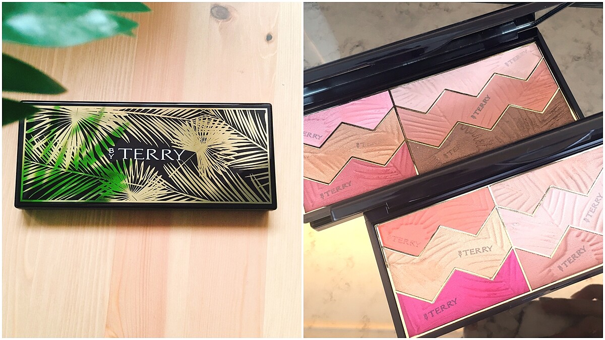 古銅、琥珀、金銅色就像陽光灑在雙頰上！集修容、打亮、腮紅於一盤的BY TERRY夏妝3D頰彩盤好值得擁有