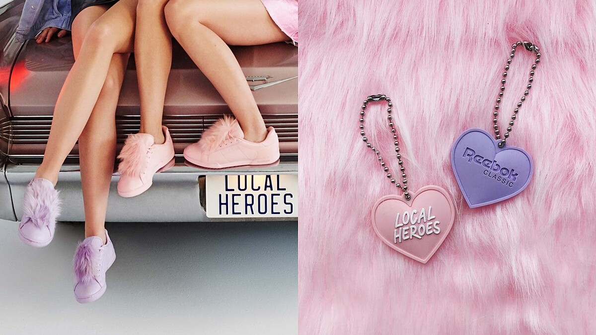 所有少女請注意！最夢幻的Local Heroes X Reebok Classic聯名毛毛球鞋，本週末開賣