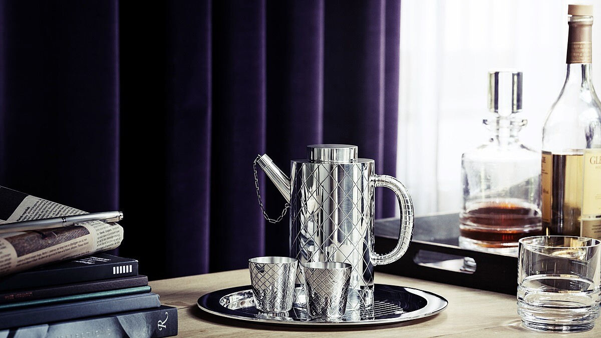 丹麥皇室酒器、精緻銀雕餐具…GEORG JENSEN銀雕古董巡迴展登台展出！