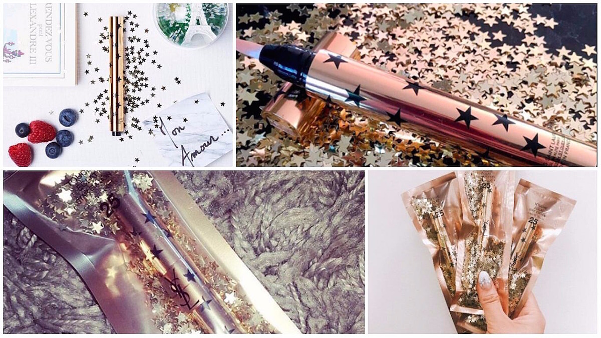 看金色星星在閃爍！迎接25週年的YSL經典明采筆繁星限定版，9月華麗現身