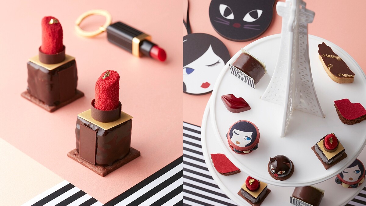 捨不得吃的時髦下午茶！LULU GUINNESS把經典唇印、口紅變成夢幻甜點