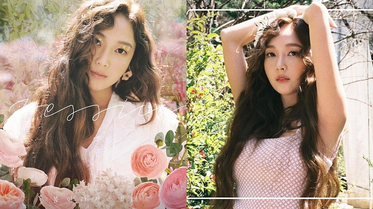 就像沉浸在愛裡的小女人！Jessica親自參與作詞，推出新歌〈因為是春天〉