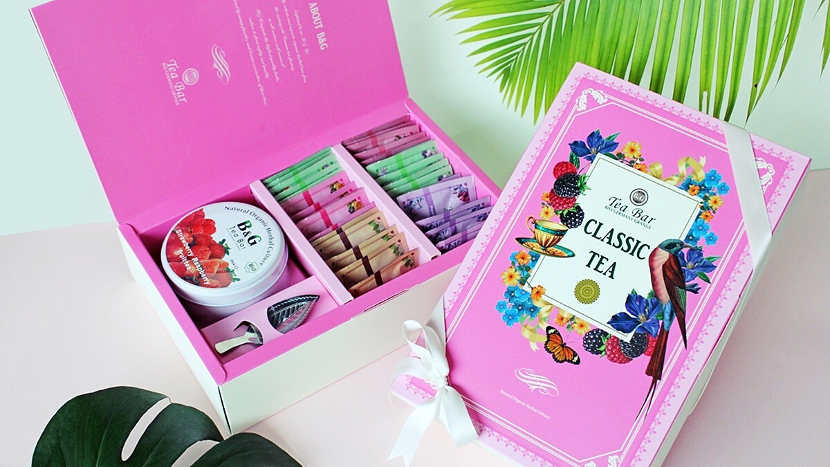 粉粉繽紛色花茶禮盒！B&amp;G德國農莊推母親節有機草本茶慰勞媽咪