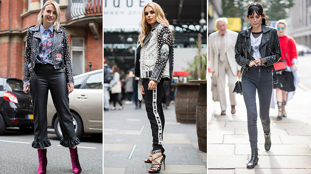 帥勁擋不住！快來看街頭潮人如何駕馭龐克時尚。