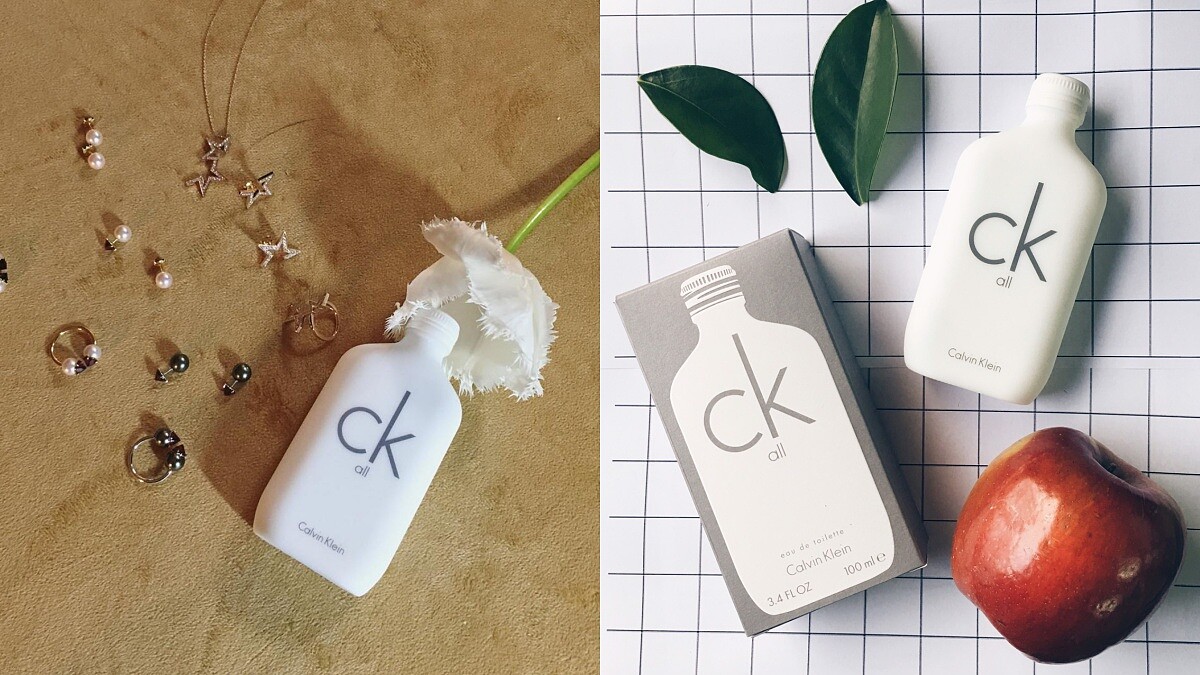 極簡全白瓶身根本是文青控最愛！帶點果香的溫暖木質調，ck重量級香氛ck all誕生