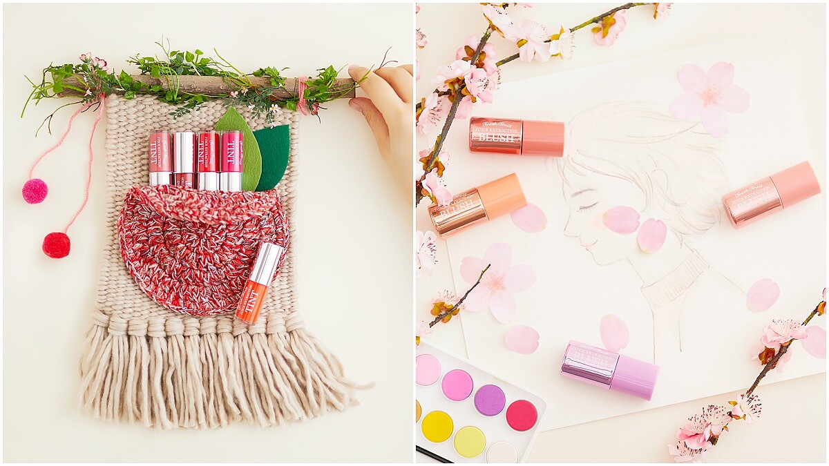 萃取新鮮果汁的天然色調！SKINFOOD全新推出鮮果啾咪唇露、腮紅露，超水潤的質地不只好暈染更不會掉色