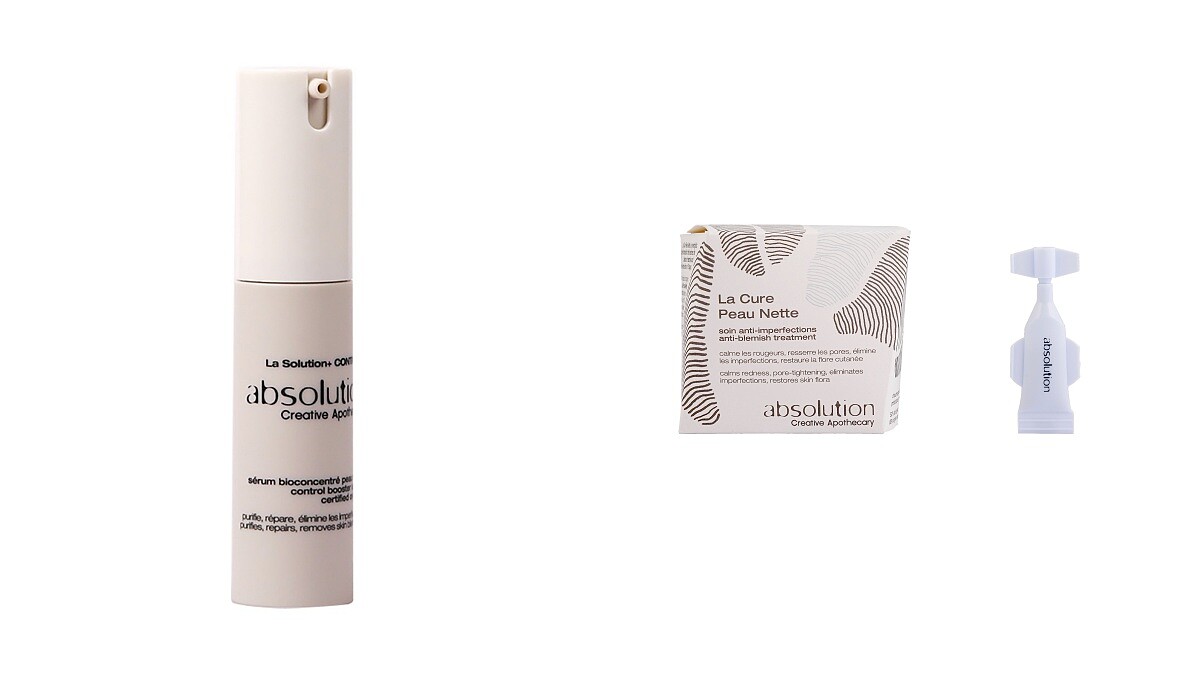 滿臉油光、痘痘，女孩們最在意的問題，法國人文有機保養absolution一次幫你解決！