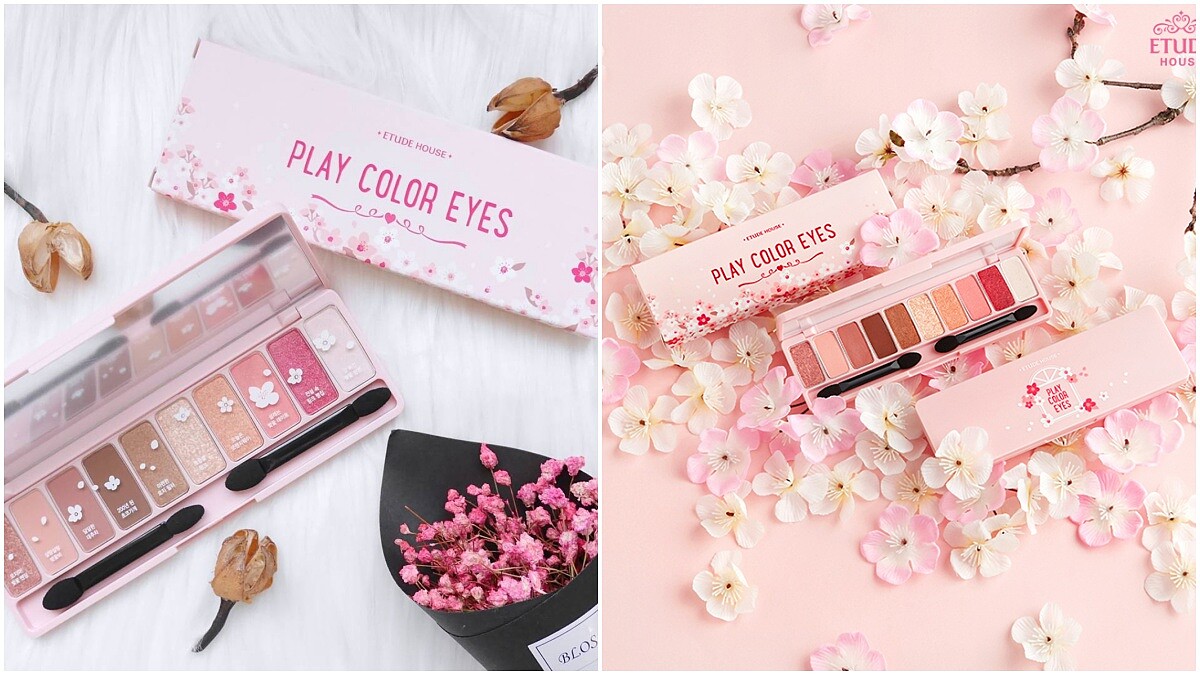 一次擁有10色夢幻粉色調！ETUDE HOUSE超熱賣的櫻花初綻限量眼彩盤台灣也能買到