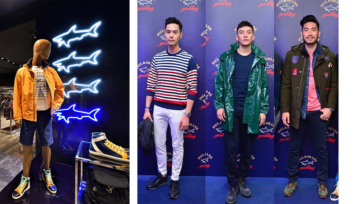 是大帥哥驚喜包！張震率台灣群帥挺PAUL&amp;amp;SHARK新加坡概念旗艦店開幕！