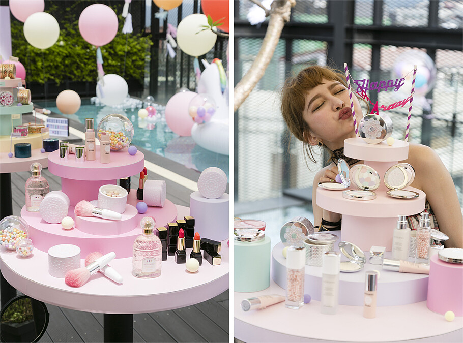 美到讓人想抱緊處理的嬌蘭幻彩流星蜜粉球,30生日快樂!