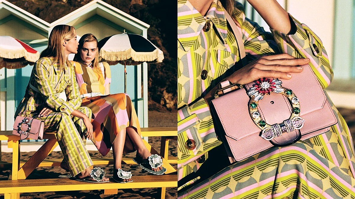 每一款都適合春天！杜鵑、泰勒絲都在迷的MIU MIU最新「MIUlady」花俏復古小方包，粉嫩登場