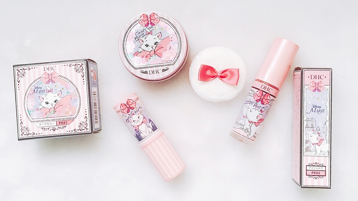 太生火！繼迪士尼公主系列之後，DHC再與傲嬌瑪麗貓聯名推出夢幻限量彩妝系列