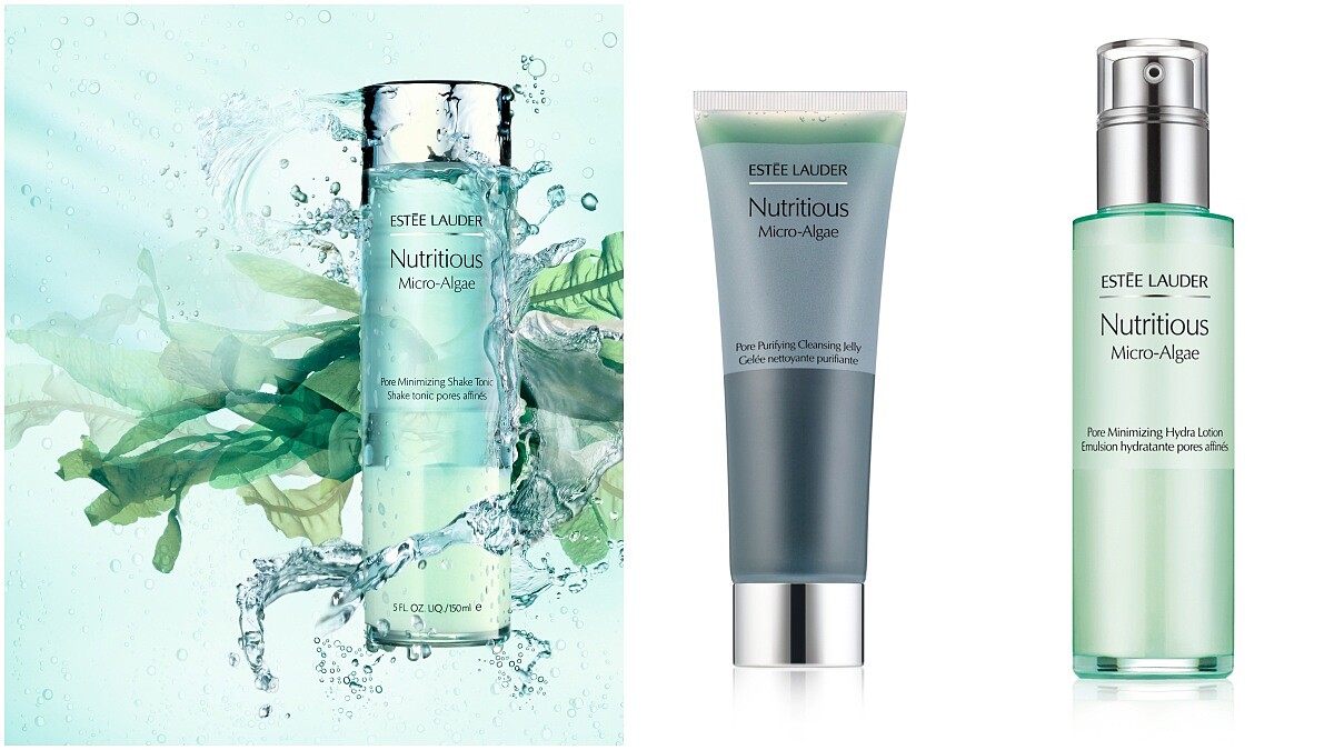 毛孔不泛油還會越來越小!雅詩蘭黛推出超能綠藻發光肌系列,三重超級綠藻達到夏日油水平衡的最佳狀態