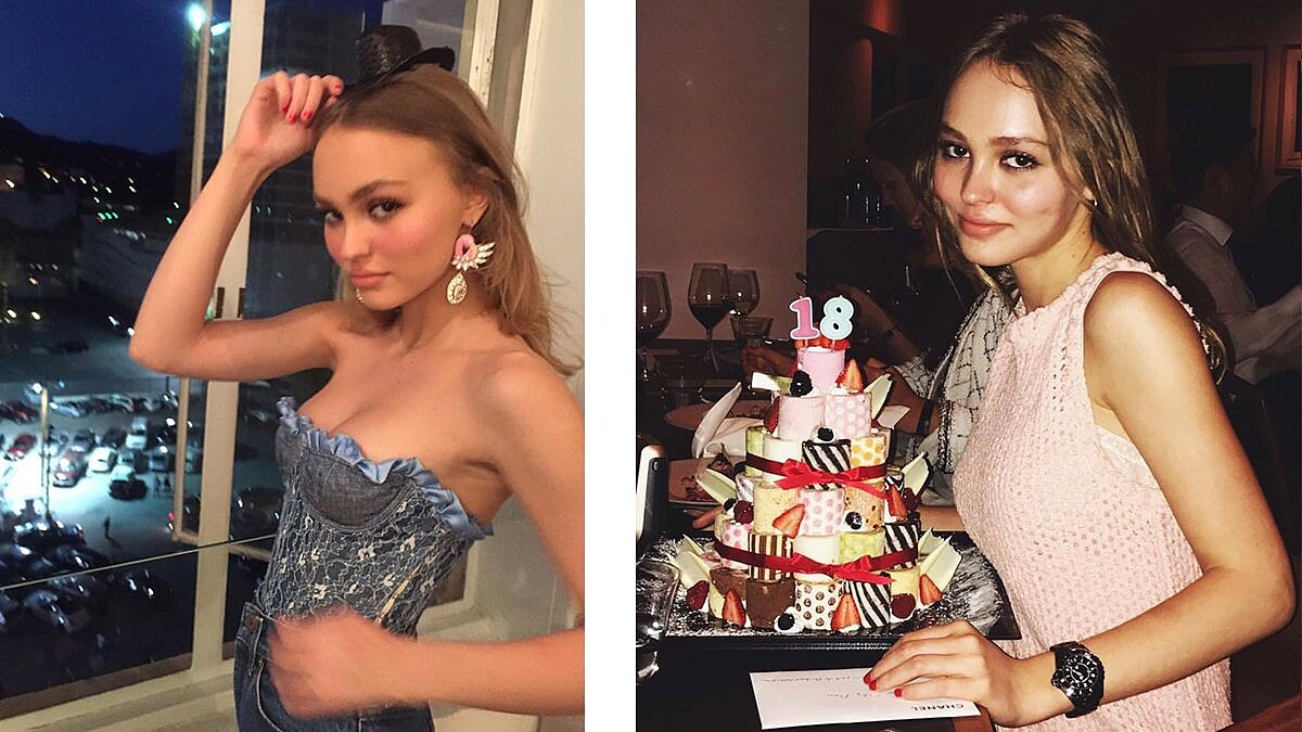 Lily-Rose Depp18歲生日快樂！她在IG上大嘆18歲生日只拿到這個小小的＿＿